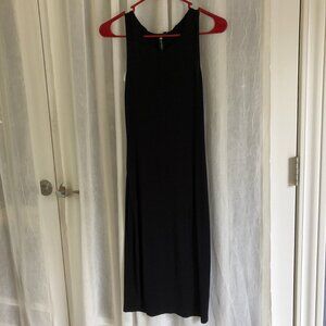 Cotton On black midi tank dress, size XS